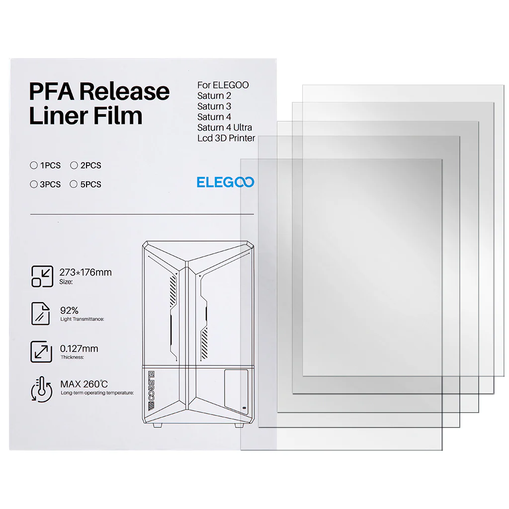 ELEGOO PFA Film for Saturn 2/8K/3/4/4 Ultra/4 Ultra 16K