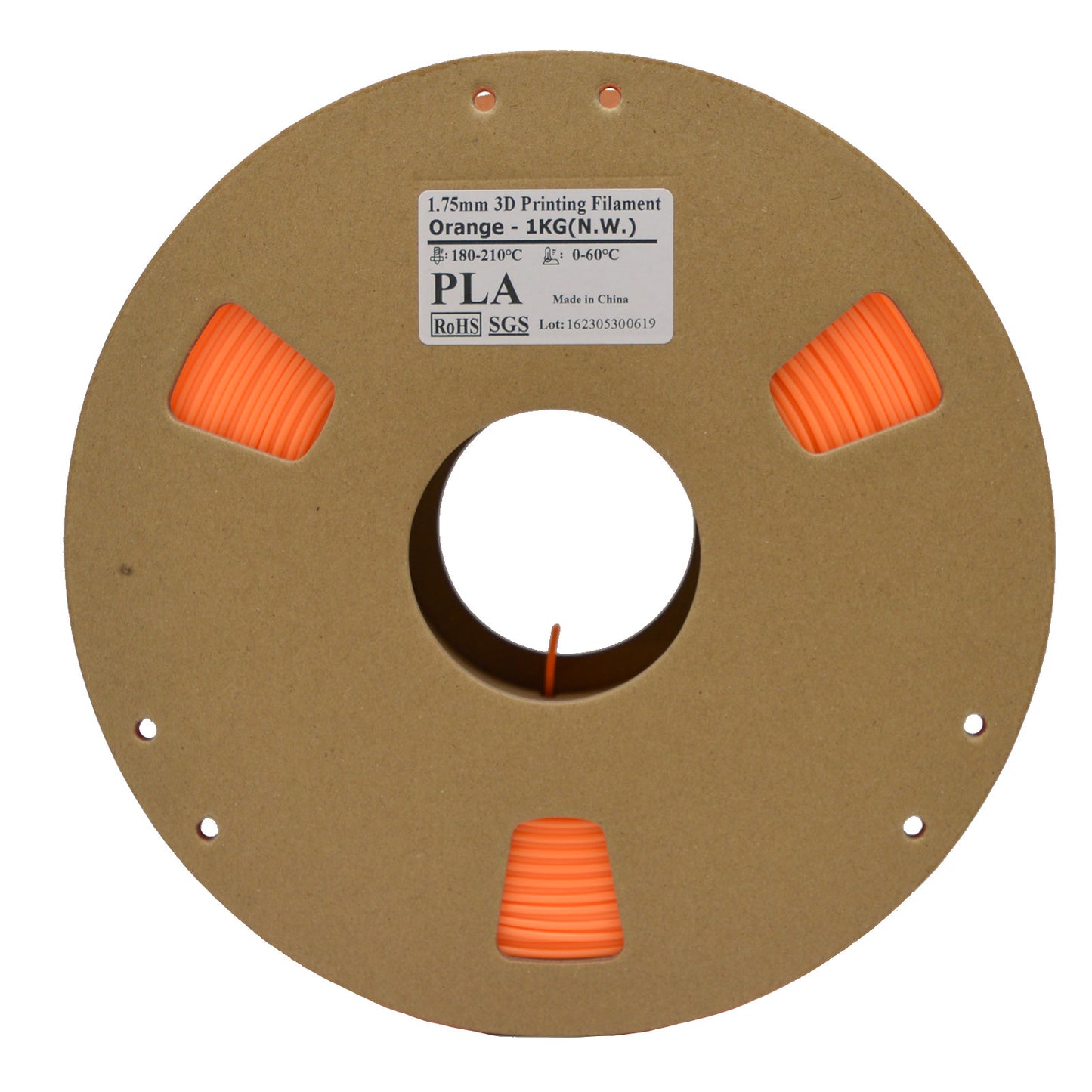 Orange PLA 1.75mm 1kg